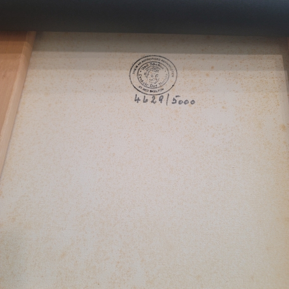 Red Skelton "I love you" clown limited numbered 4629/5000 signed framed art Rare - Picture 11 of 12